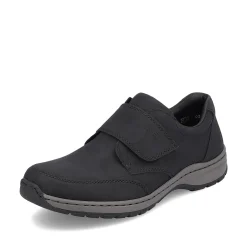 Rieker Herren Slipper graphitschwarz
