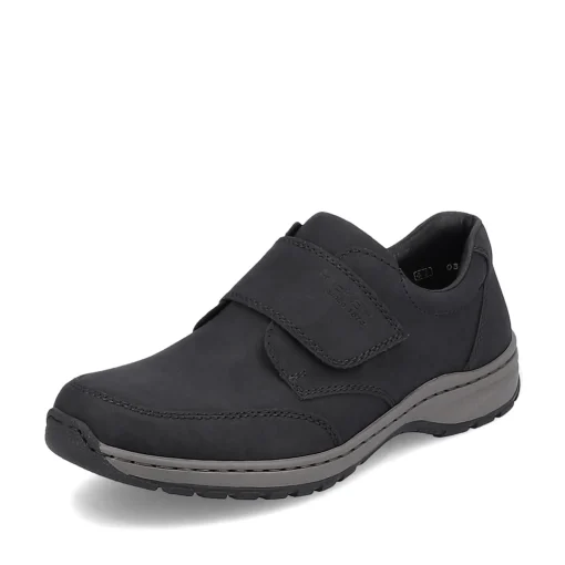 Rieker Herren Slipper graphitschwarz