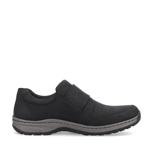 Rieker Herren Slipper graphitschwarz