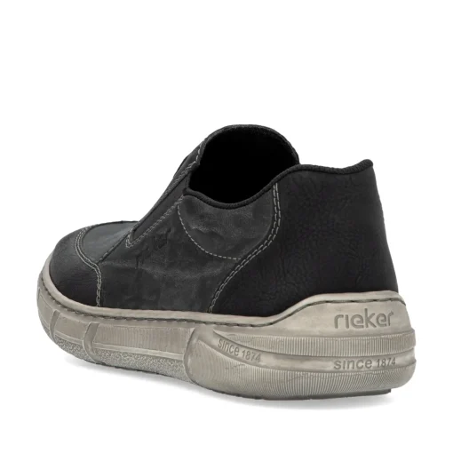 Rieker Herren Slipper graphitgrau
