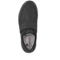 Rieker Herren Slipper graphitschwarz