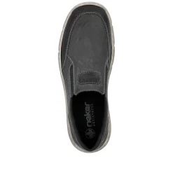 Rieker Herren Slipper graphitgrau