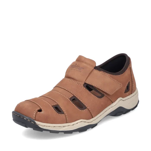 Rieker Herren Slipper holzbraun
