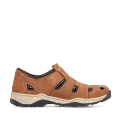 Rieker Herren Slipper holzbraun