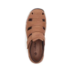 Rieker Herren Slipper holzbraun