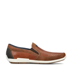 Rieker Herren Slipper karamellbraun