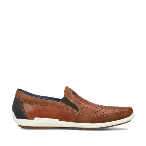 Rieker Herren Slipper karamellbraun