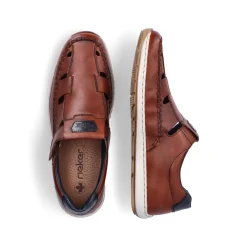 Rieker Herren Slipper kastanienbraun