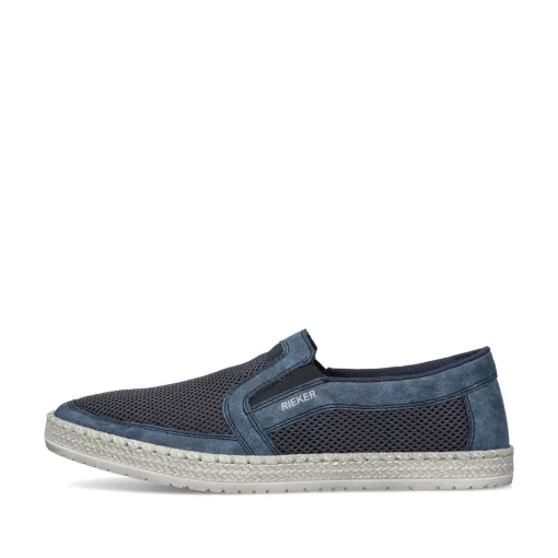 Rieker Herren Slipper meeresblau