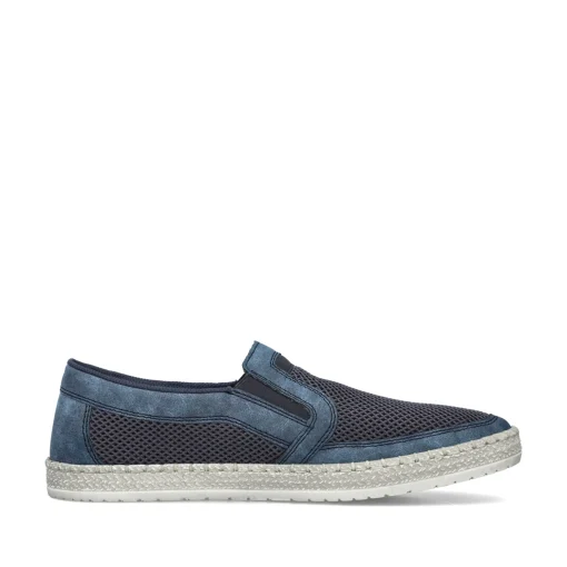 Rieker Herren Slipper meeresblau
