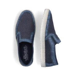 Rieker Herren Slipper meeresblau