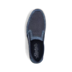 Rieker Herren Slipper meeresblau