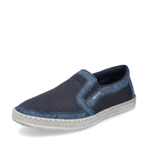 Rieker Herren Slipper meeresblau