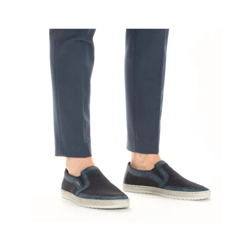 Rieker Herren Slipper meeresblau