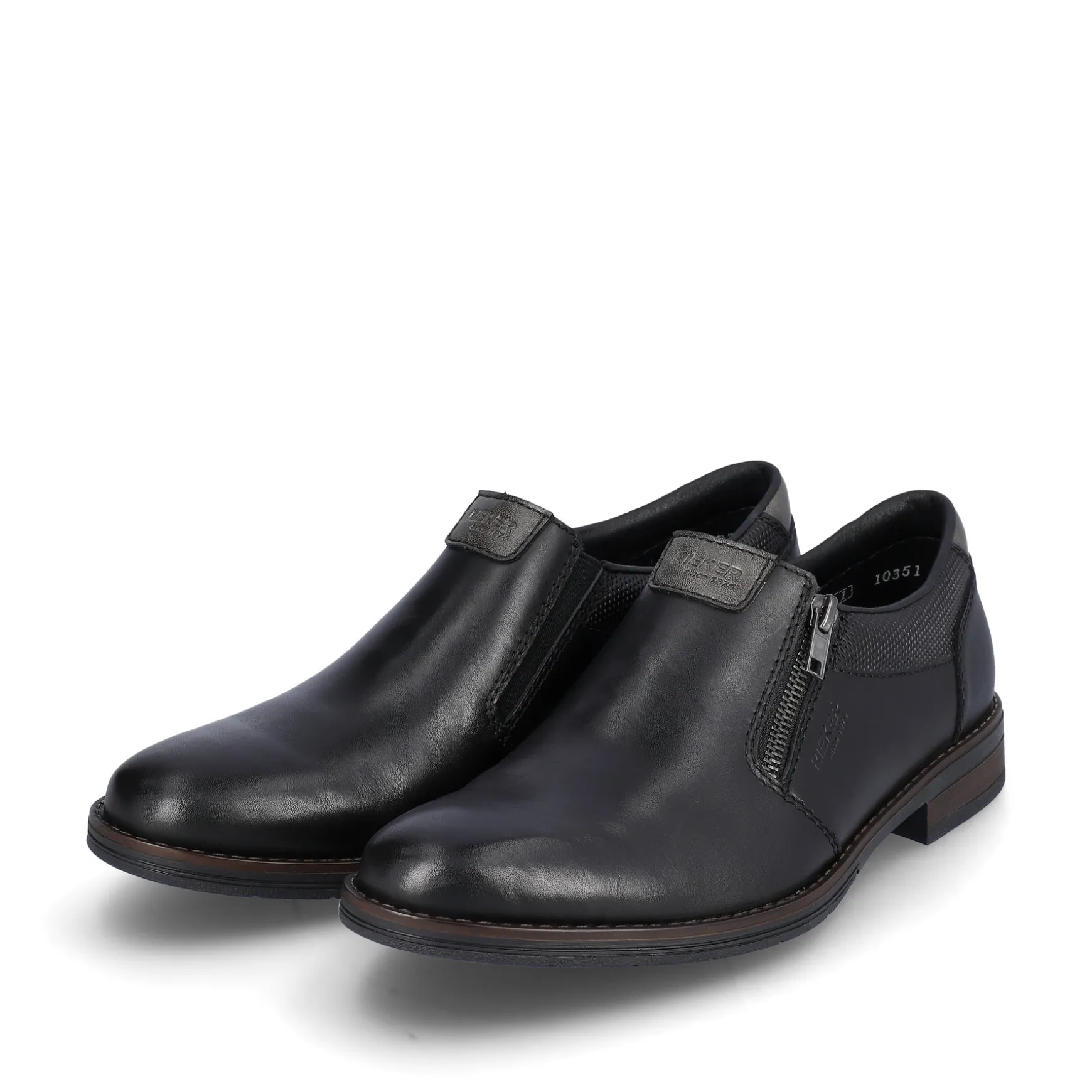 Rieker Herren Slipper nachtschwarz