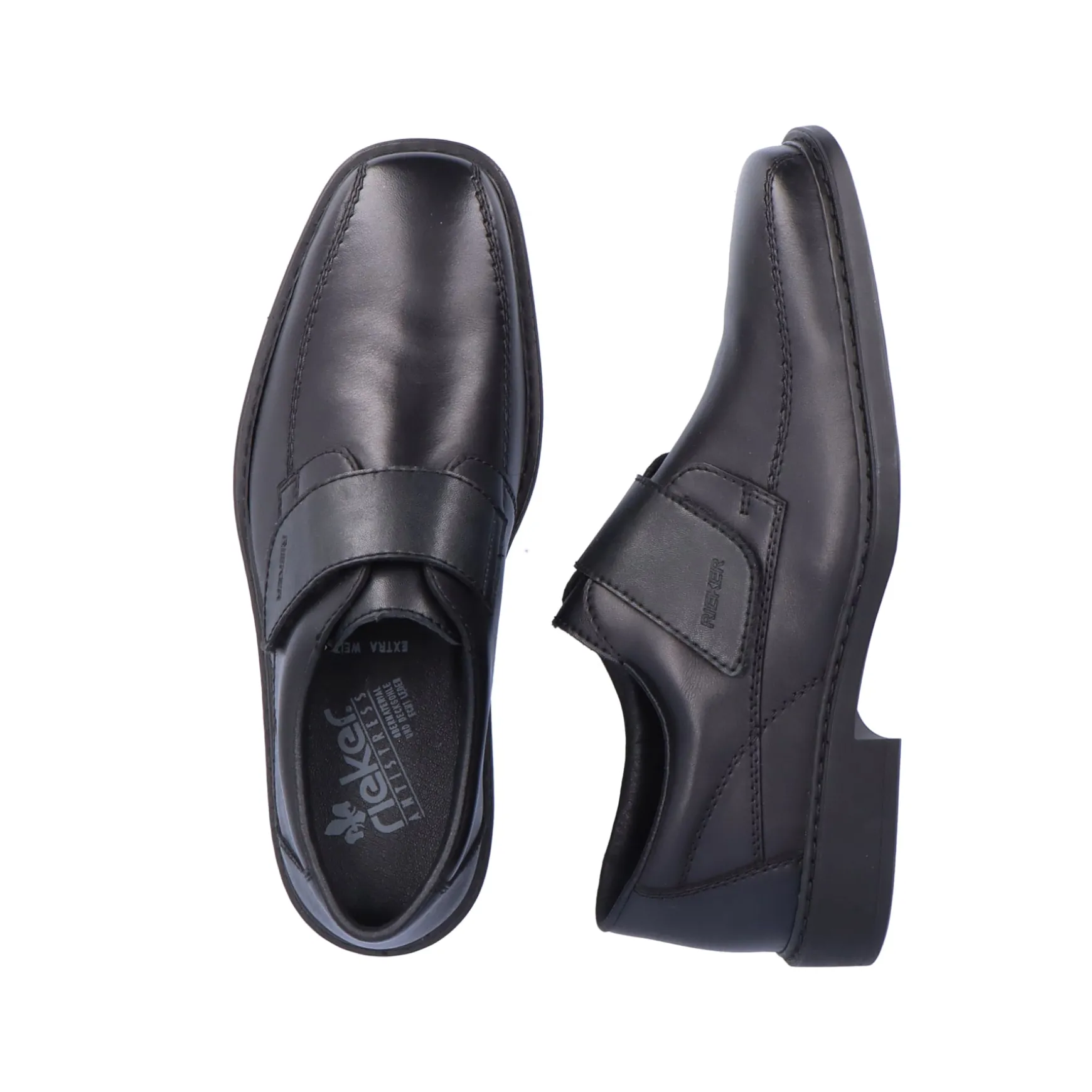 Rieker Herren Slipper nachtschwarz