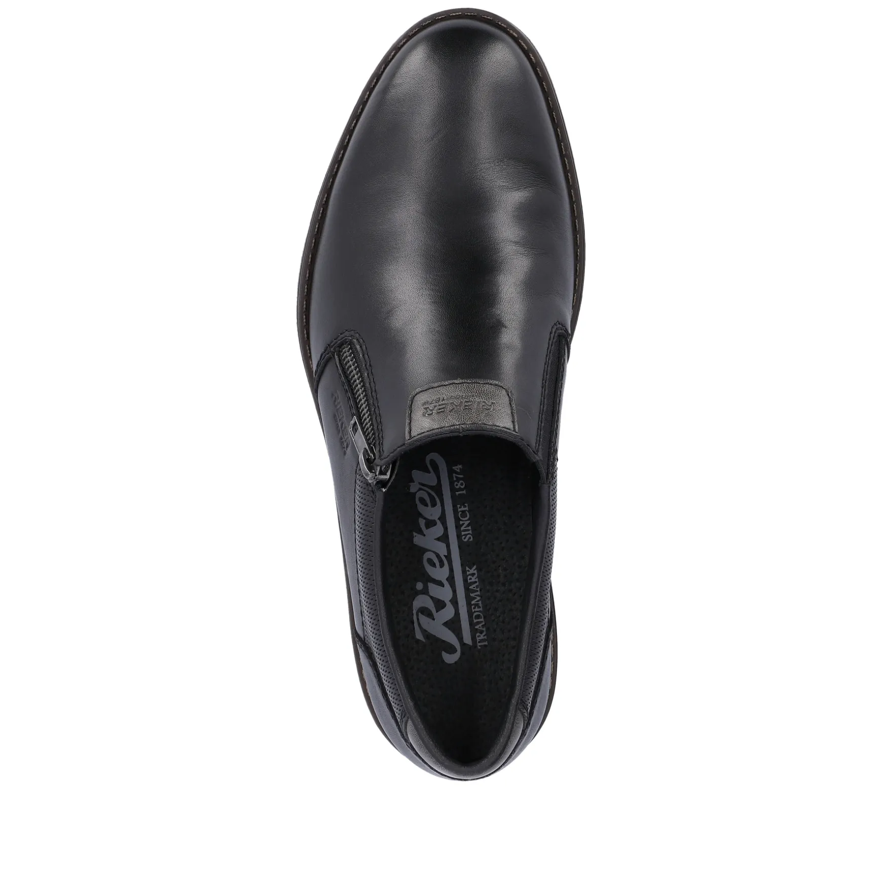 Rieker Herren Slipper nachtschwarz