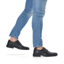 Rieker Herren Slipper nachtschwarz