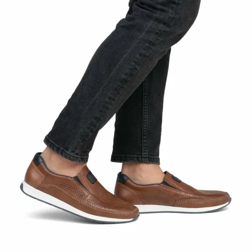 Rieker Herren Slipper nussbraun