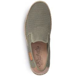 Rieker Herren Slipper olivgrün