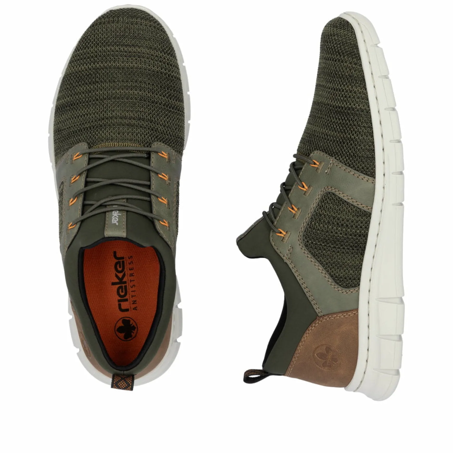 Rieker Herren Slipper olivgrün