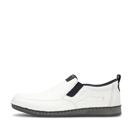 Rieker Herren Slipper schneeweiss