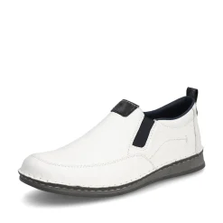 Rieker Herren Slipper schneeweiss