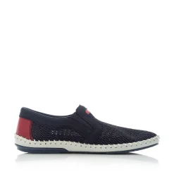 Rieker Herren Slipper schieferblau