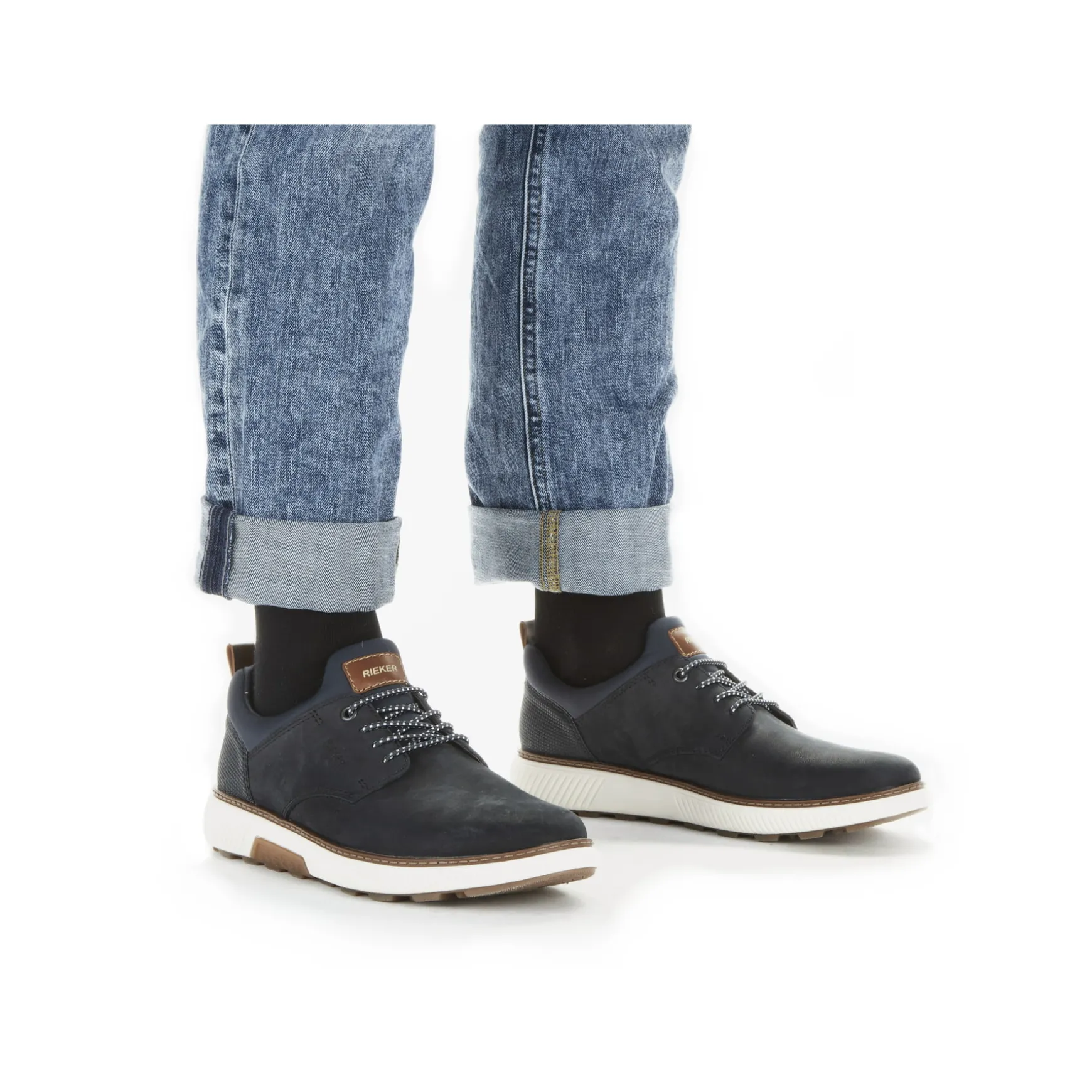 Rieker Herren Slipper schieferblau