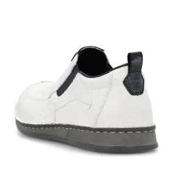 Rieker Herren Slipper schneeweiss