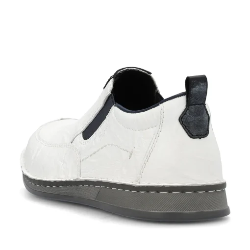 Rieker Herren Slipper schneeweiss