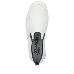 Rieker Herren Slipper schneeweiss