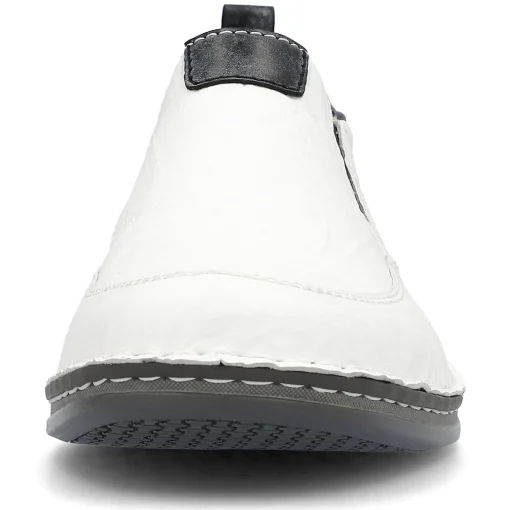 Rieker Herren Slipper schneeweiss