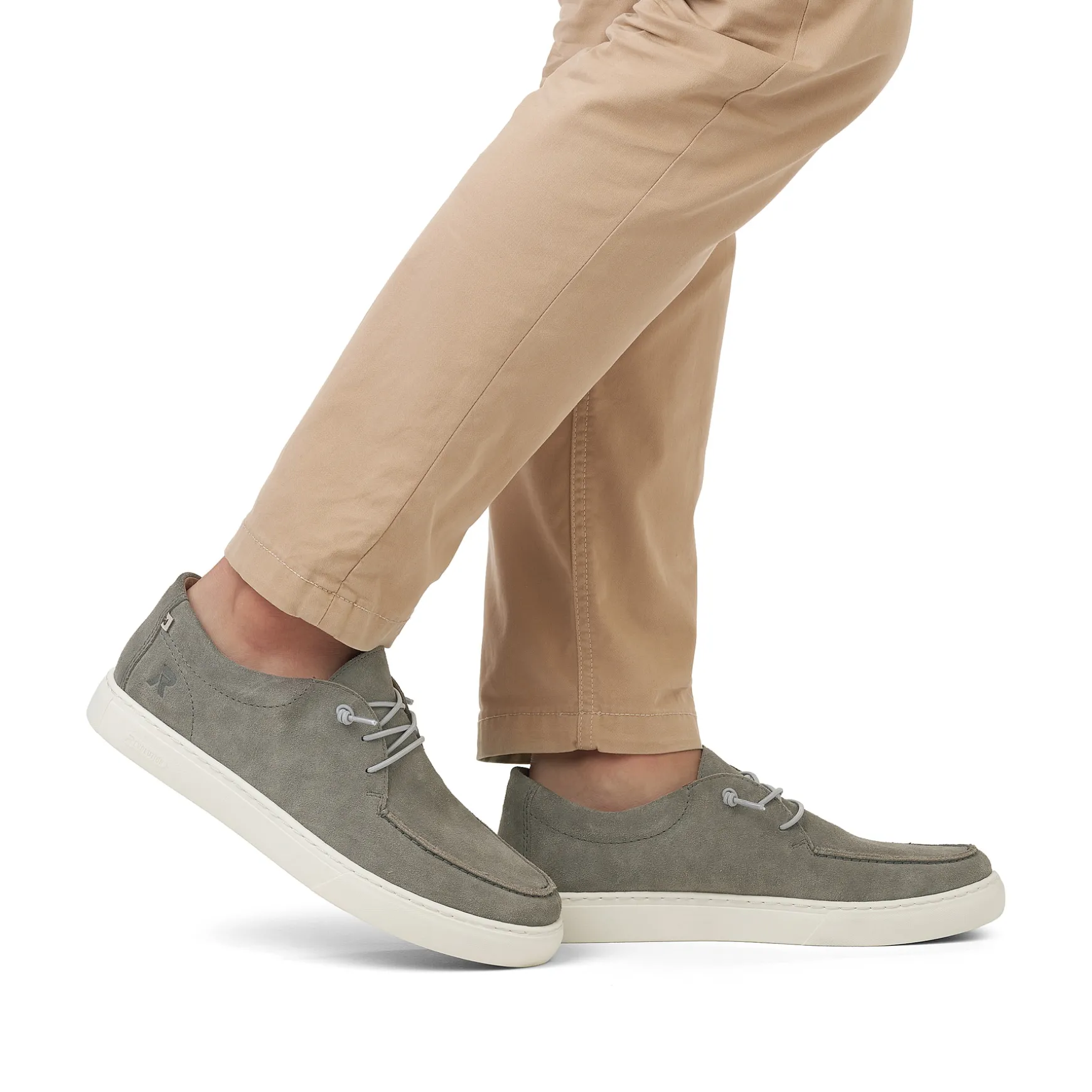 Rieker Herren Slipper steel grey