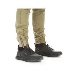 Rieker Herren Slipper tiefschwarz