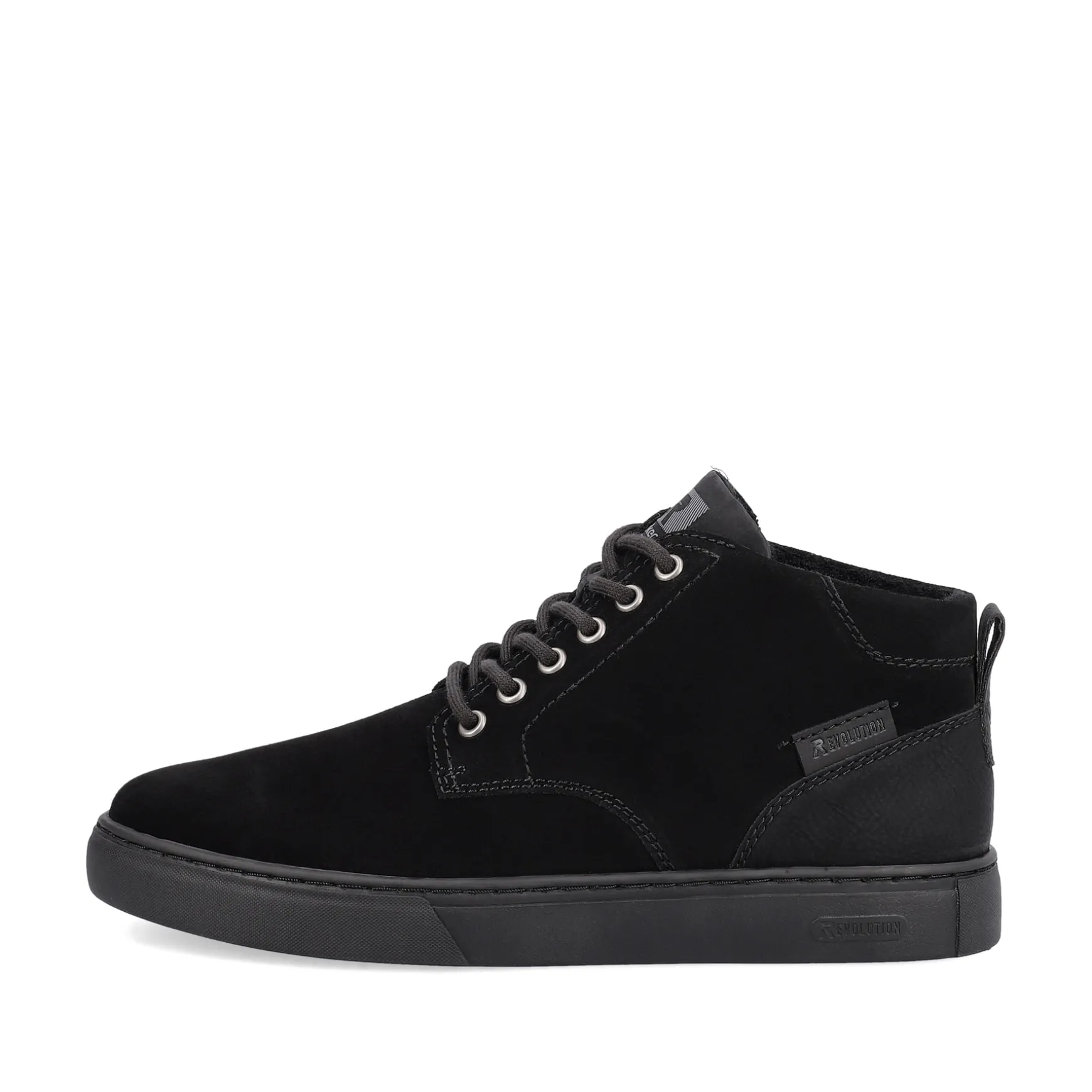 Rieker Herren Sneaker High steel black