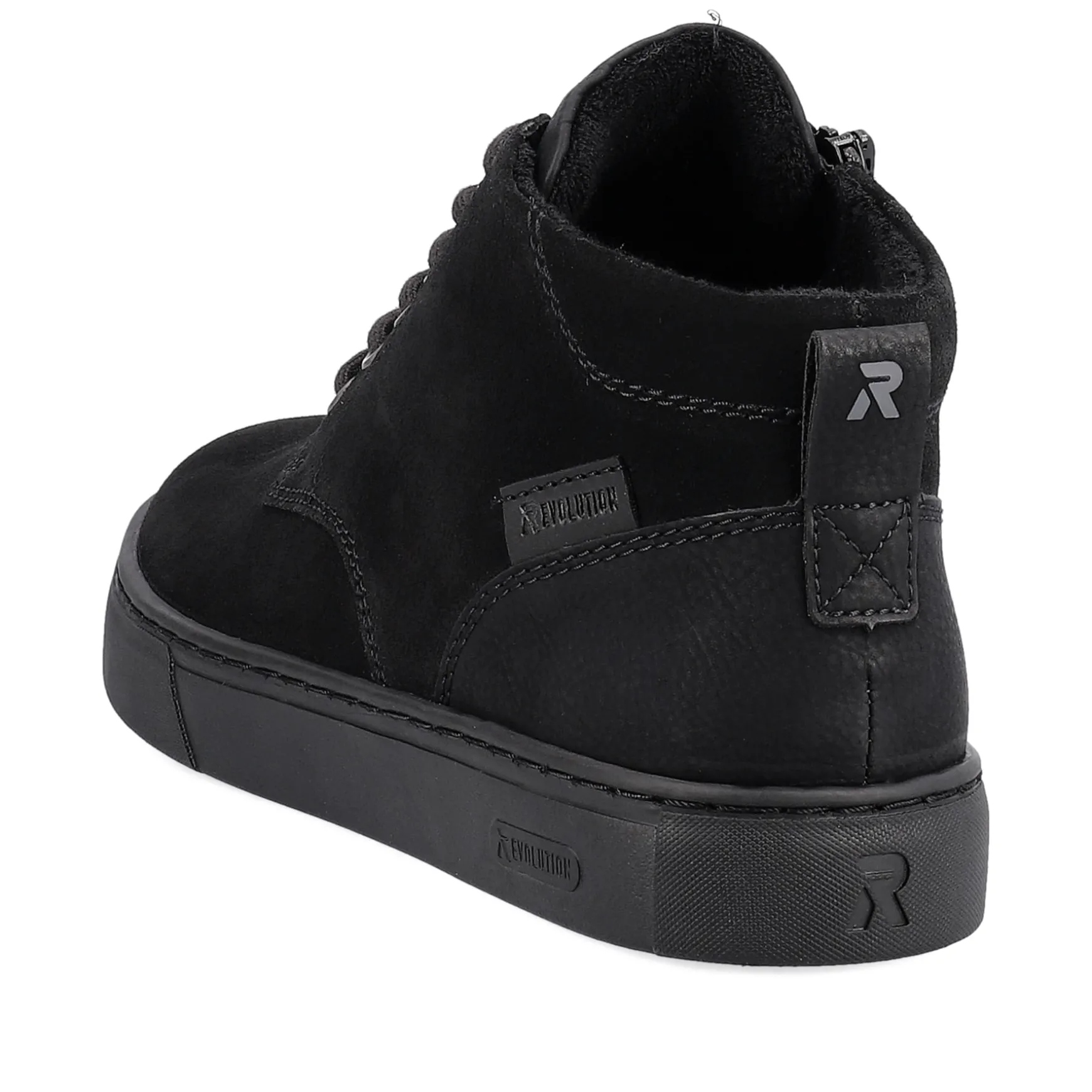 Rieker Herren Sneaker High steel black