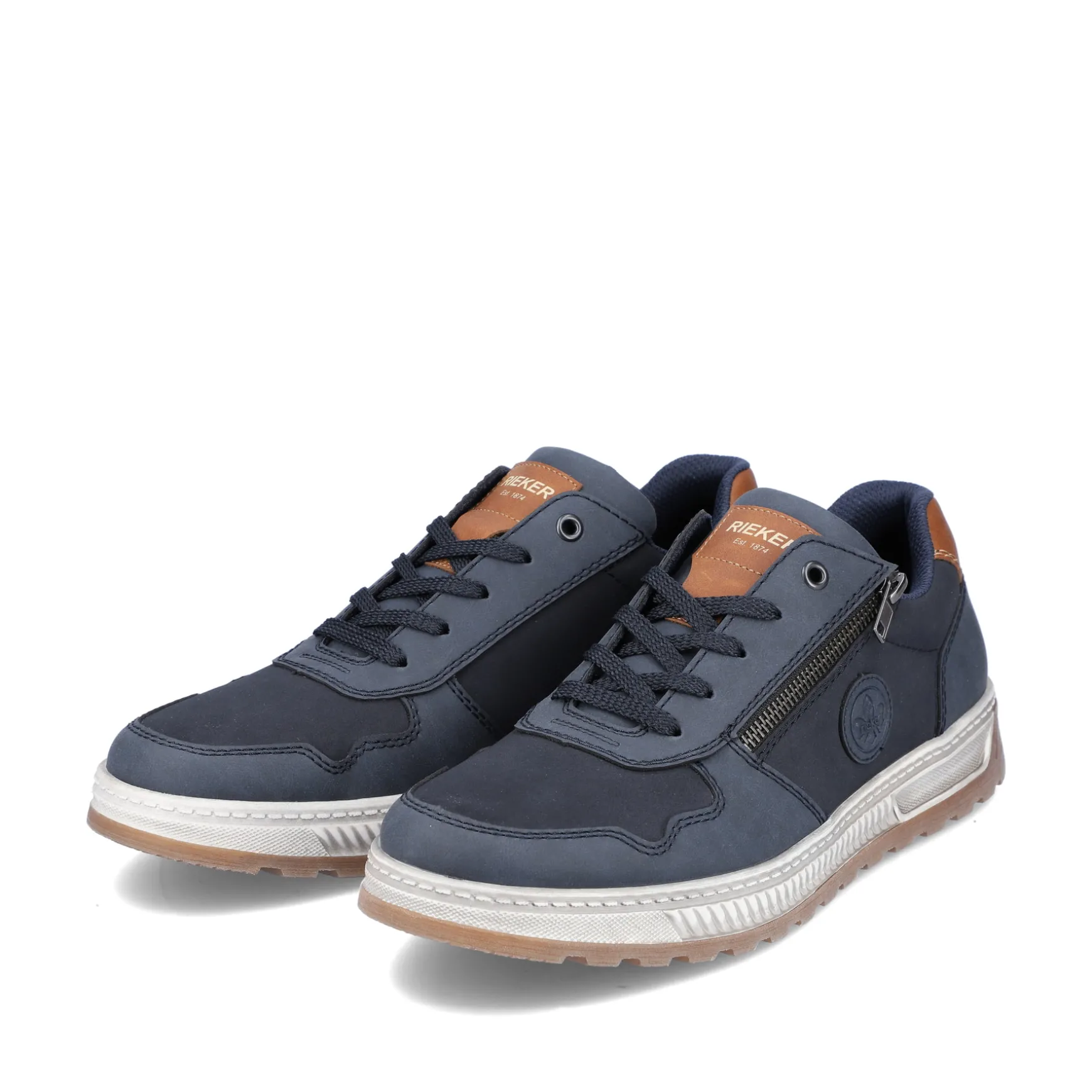 Rieker Herren Sneaker Low meeresblau