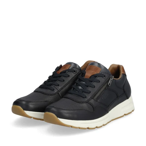 Rieker Herren Sneaker Low stahlblau