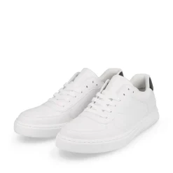 Rieker Herren Sneaker Low reinweiß
