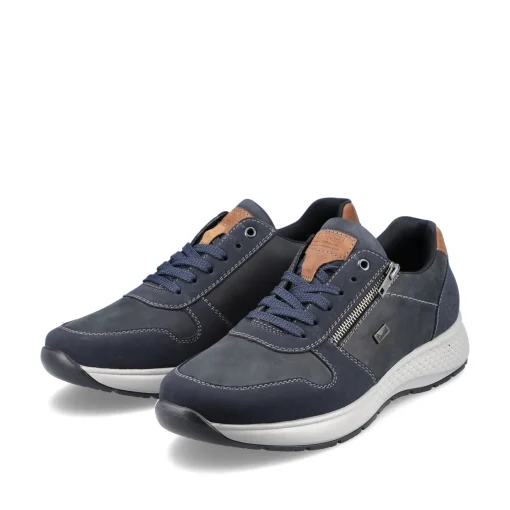 Rieker Herren Sneaker Low stahlblau