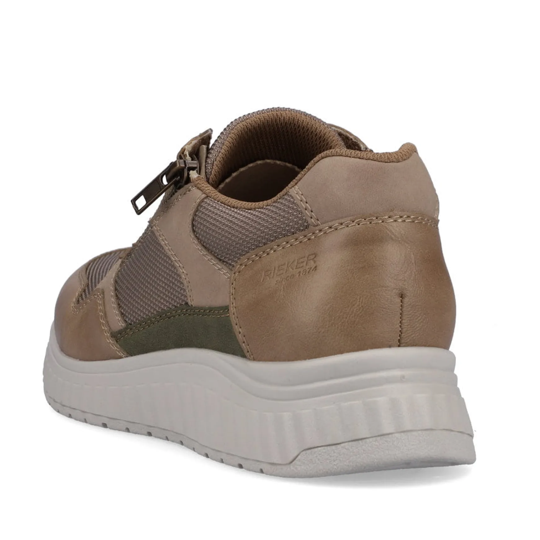 Rieker Herren Sneaker Low beige-reinweiß
