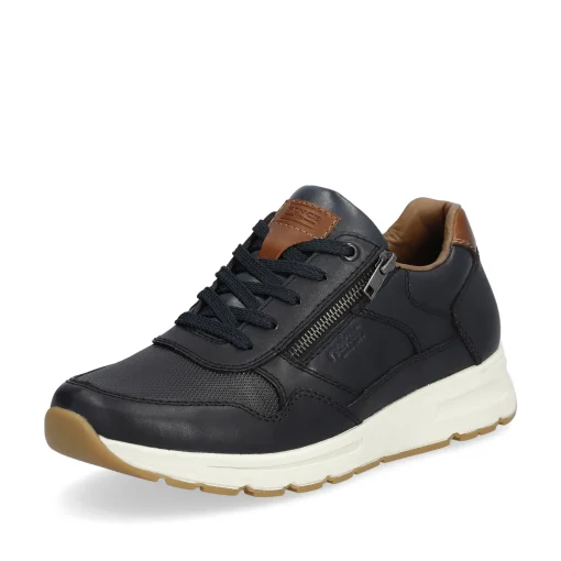 Rieker Herren Sneaker Low stahlblau