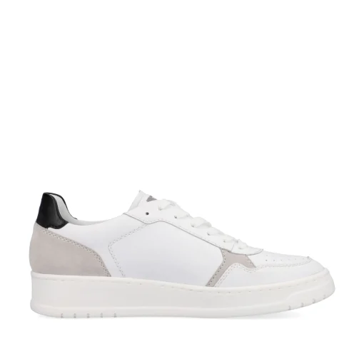 Rieker Herren Sneaker Low brilliant-white graphite-grey