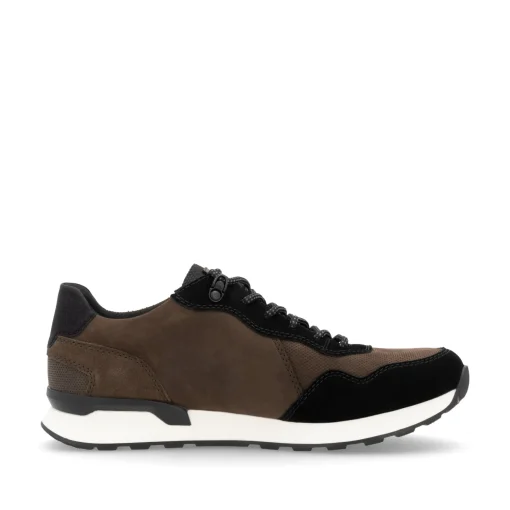 Rieker Herren Sneaker Low zimtbraun-schwarz