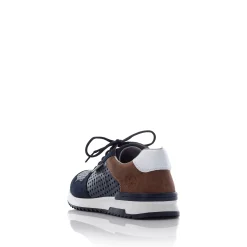 Rieker Herren Sneaker Low stahlblau
