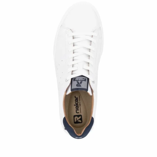 Rieker Herren Sneaker Low pearl white