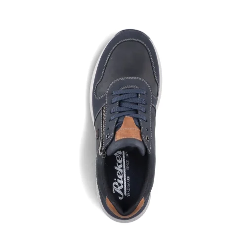 Rieker Herren Sneaker Low stahlblau