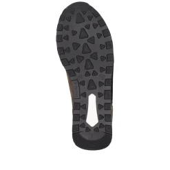 Rieker Herren Sneaker Low zimtbraun-schwarz