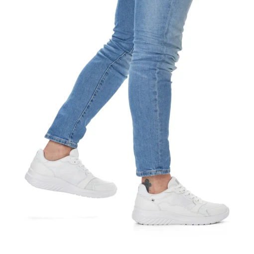 Rieker Herren Sneaker Low swan white